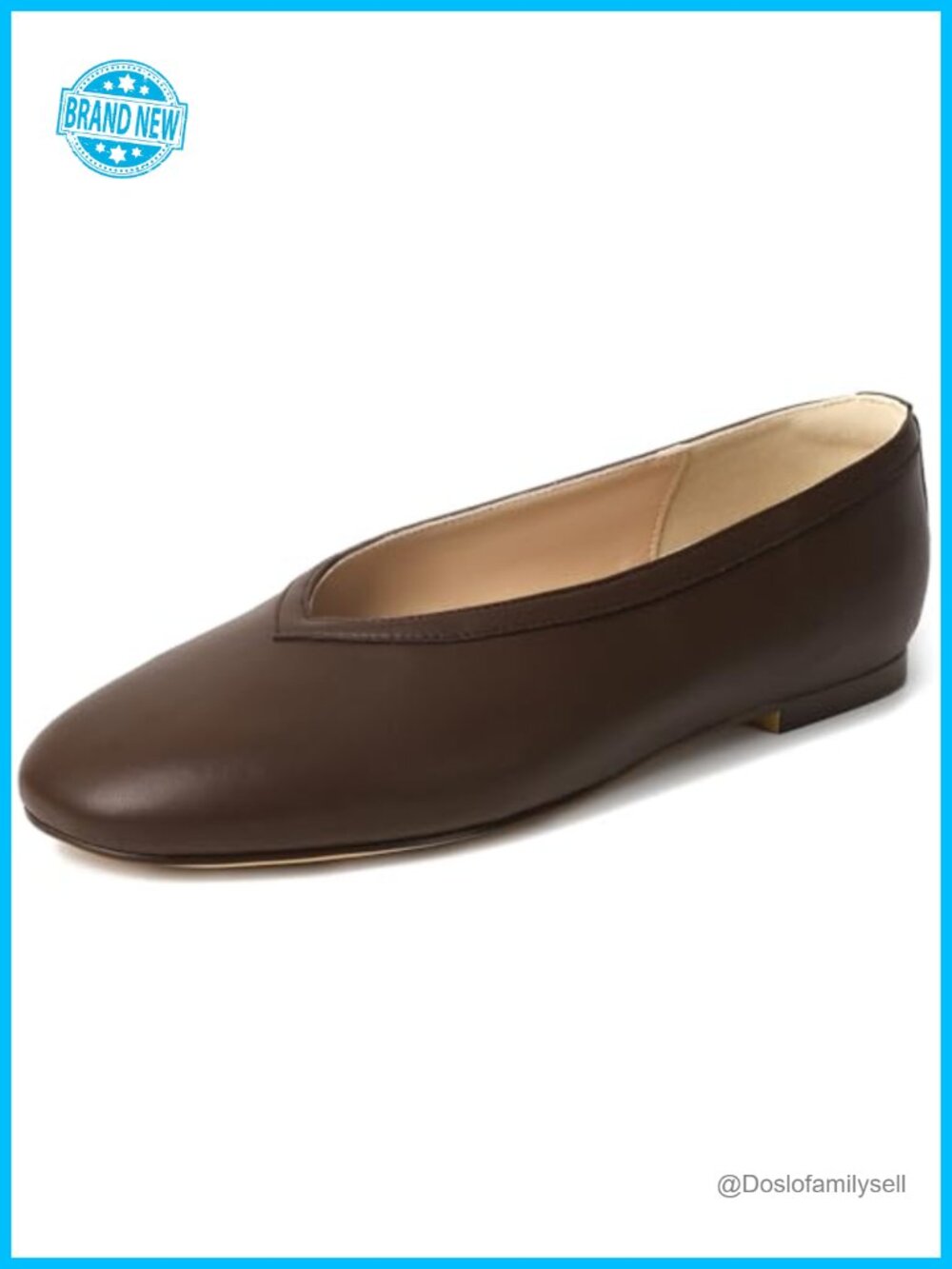 Mary Jane Ballet Flats Women Suede Round Toe Slip On Comfort Office